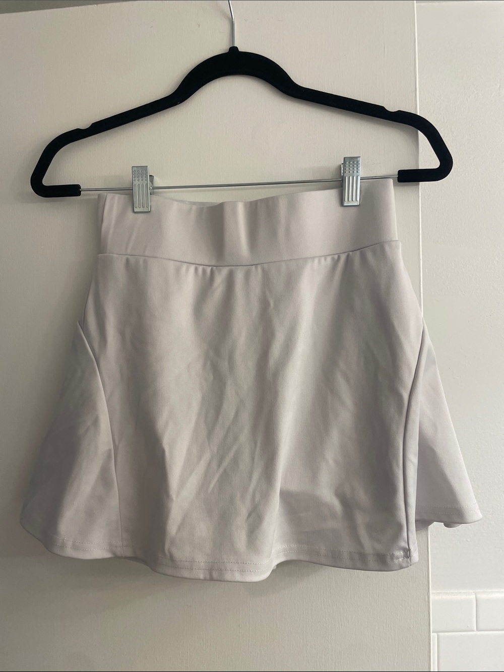 Women's Cream Circle Skater Skirt